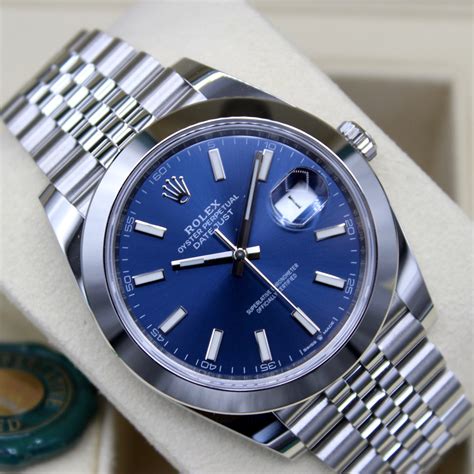 rolex blaues armband|Rolex blue colors.